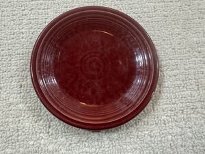 Fiestaware Modern Mark Cinnabar Used Side Salad Plate Imperfect